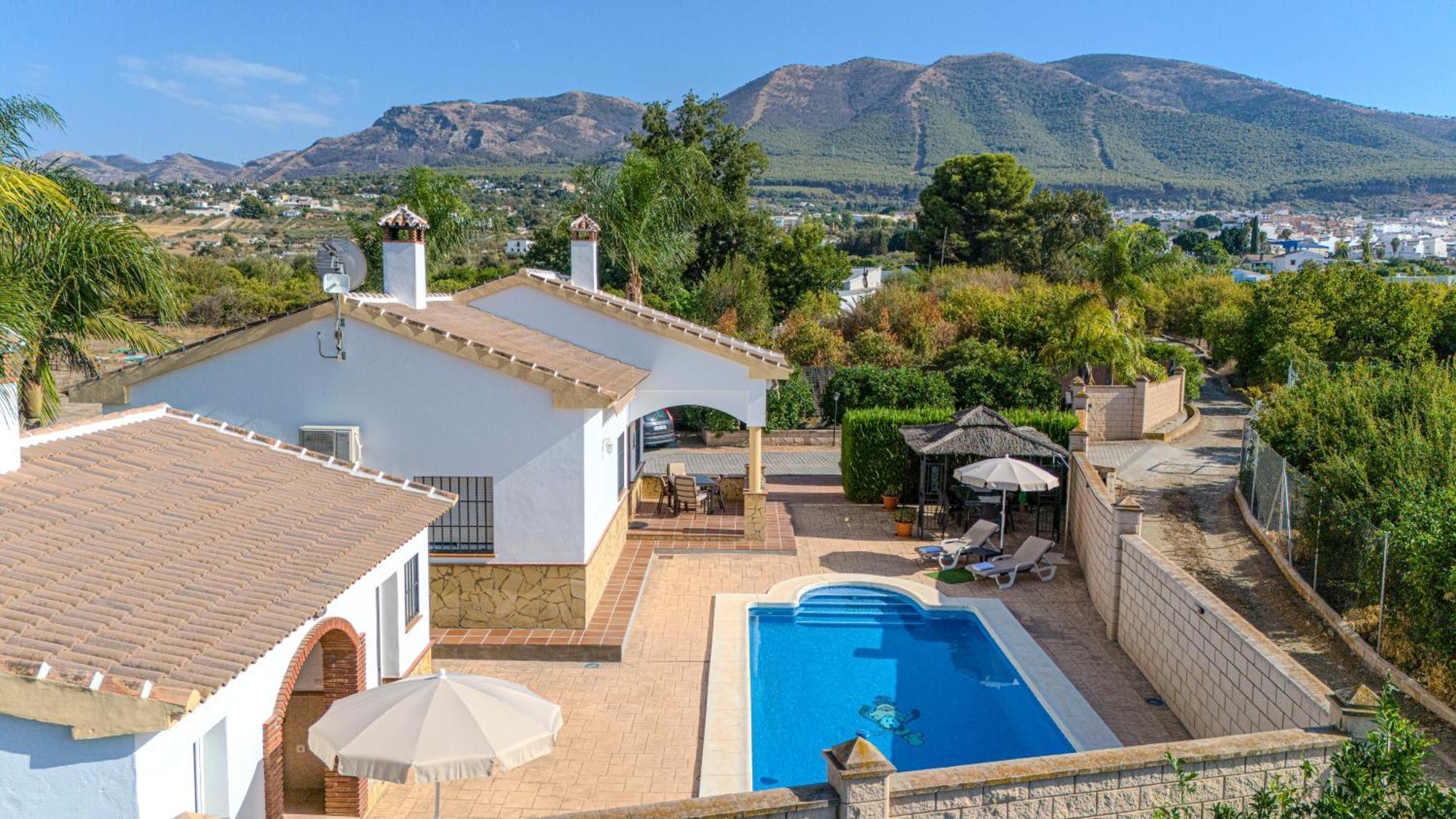 Casa Rural Tipica Andaluza, Wifi,Piscina, Barbacoa, Aire Acondicionado, 5Min Centros Alhaurín el Grande Екстериор снимка